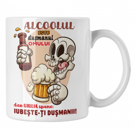 CADOURI PERSONALIZATE - Cana ALCOOLUL DUȘMANUL OMULUI