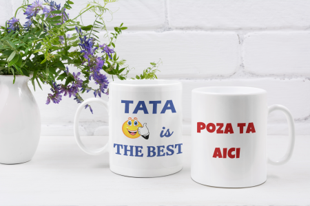 Cana personalizata - Tata is The Best [1]