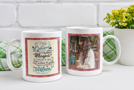 Cană personalizată - CAFEAUA, BĂUTURA MAGICĂ [1]