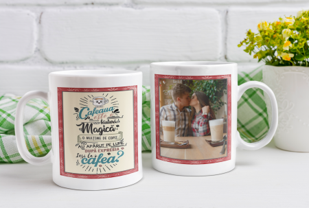 Cană personalizată - CAFEAUA, BĂUTURA MAGICĂ [2]