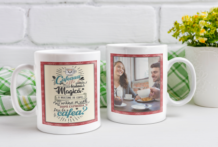 Cană personalizată - CAFEAUA, BĂUTURA MAGICĂ [3]