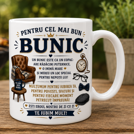 Căni MESERII - Cana personalizata - CEL MAI BUN BUNIC