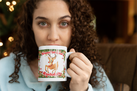 Cana personalizata cu poza - Rudolph [2]