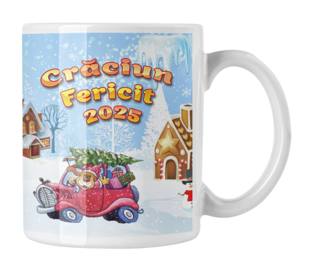 Cadouri de Craciun - Cana personalizata - CRĂCIUN FERICIT 2025