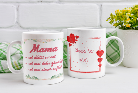 Cana personalizata cu poza - Mama, cel dintai cuvant [1]