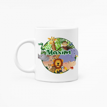 Cana personalizata - Cana personalizata cu poza si mesaj - Safari