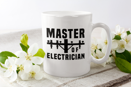 Cana personalizata - Cana personalizata cu poza / mesaj - Master of Electrician