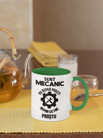 Cana personalizata - Sunt mecanic, nu repar prosti [5]