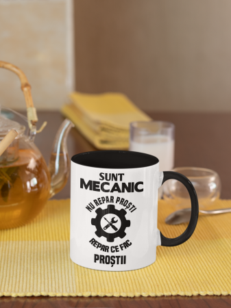 Cana personalizata - Sunt mecanic, nu repar prosti [6]