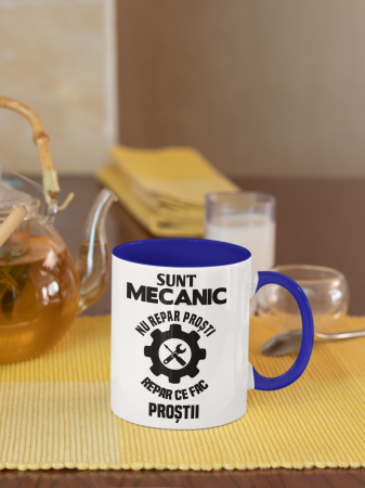 Cana personalizata - Sunt mecanic, nu repar prosti [4]