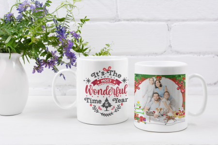 Cana personalizata IT'S THE MOST WONDERFUL TIME [2]