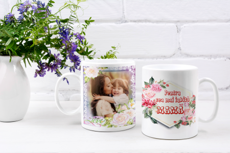 Cana personalizata - Cana personalizata cu poza si mesaj - Mama - 3