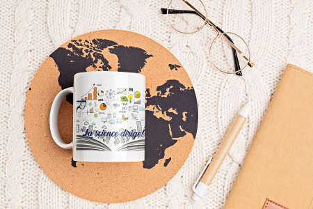 Cana personalizata cu poza - Stiinta conduce [2]