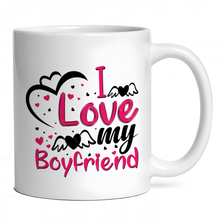 Cana personalizata - Cana personalizata I LOVE MY BOYFRIEND