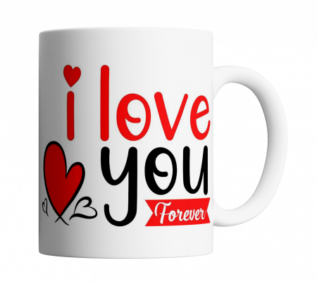 Cana personalizata - Cana personalizata I LOVE YOU FOREVER