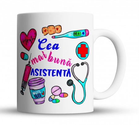 Cana personalizata - Cană personalizată - CEA MAI BUNĂ ASISTENTĂ