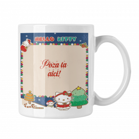 Cana personalizata pentru Hello Kitty, Craciun Fericit! [4]