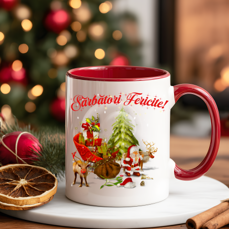 Cana personalizata - SARBATORI FERICITE [4]