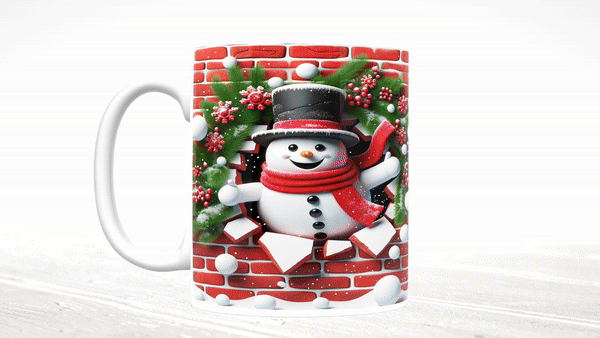 Cana personalizată - SNOWMAN [1]