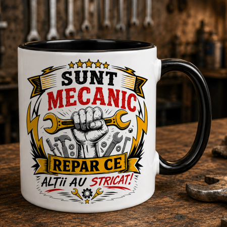 Căni MESERII - Cana personalizata - SUNT MECANIC
