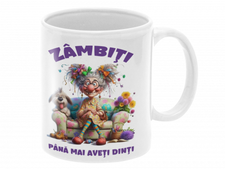CADOURI PERSONALIZATE - Cana personalizata - ZAMBESTE PANA MAI AI DINTI