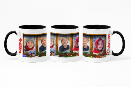 Cana rosie personalizata Sarbatori Fericite 2022 [5]