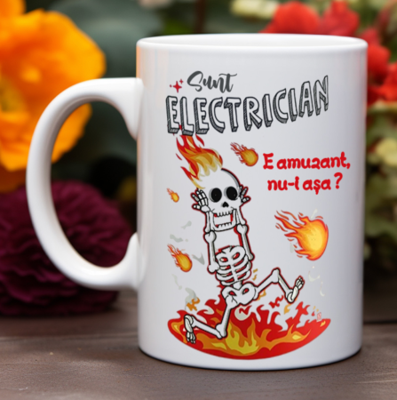 Cana personalizata - Cana SUNT ELECTRICIAN