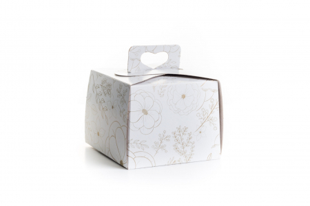 Marturii - Cutii de Prajituri de 200g floral