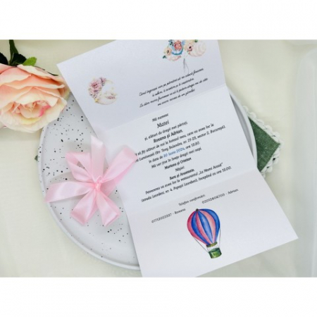 Invitatie botez rochita 15527 lux [2]