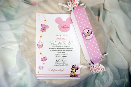 Invitatie de botez Pink Candy [1]