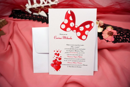Invitatii de botez - Invitatie de botez N24 x M36