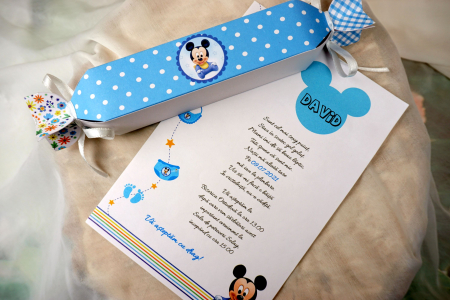 Invitatie de botez Blue Candy [2]