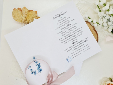 Invitatii de nunta & botez - Invitatie nunta cod 1406 LUX