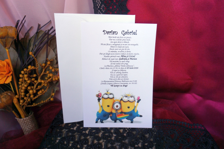 Invitatii de botez - Invitatii de botez N23_x_M10