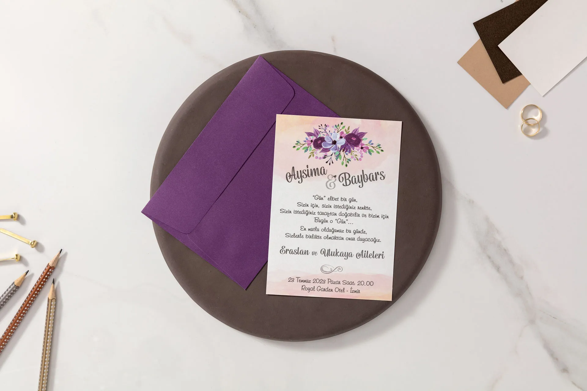 Invitatii de nunta - Invitatii Nunta 10585-ikl-25