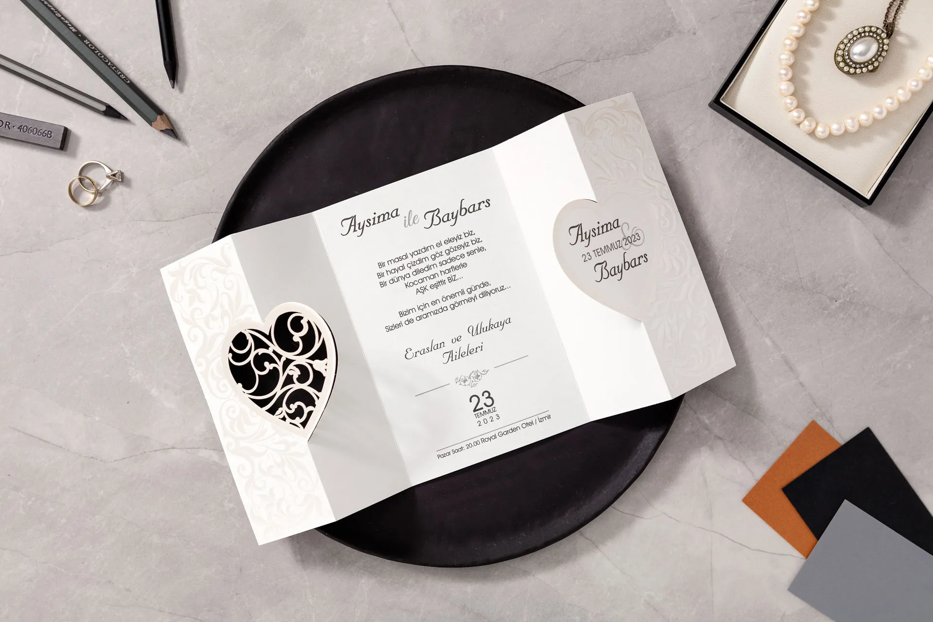 Invitatii de nunta - Invitatii Nunta 10525-ikl-25