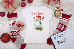 Set tricouri familie PRIMUL CRACIUN -  model OM DE ZAPADA [1]