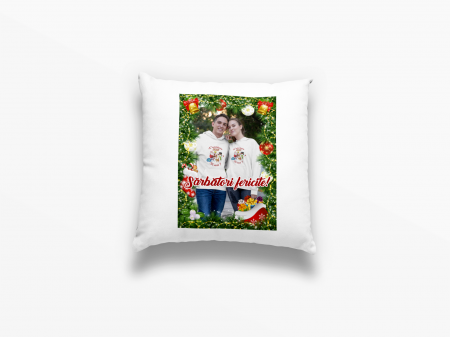 Cadouri de Craciun - Perna personalizata cu poza si mesaj - Sarbatori fericite! 2