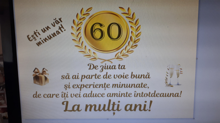 Placheta din sticla personalizata aniversare [1]