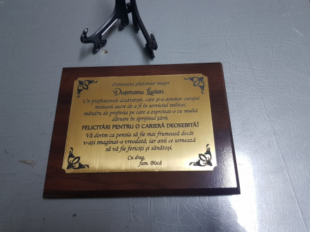 Placheta trofeu personalizabila pentru evenimente [1]