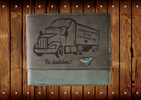 Portofele personalizate - Portofel piele gravat - Poarta-ne mereu cu tine in gand!