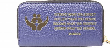 Portofel gravat dama - Attract what you expect [2]