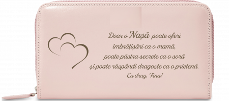 Portofele personalizate - Portofel gravat dama - Doar o Nasa poate oferi