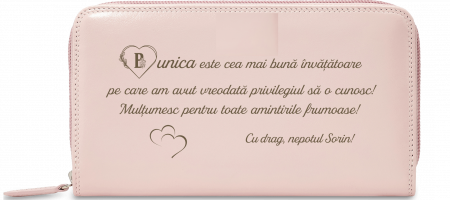 Portofele personalizate - Portofel gravat - Bunica este cea mai buna