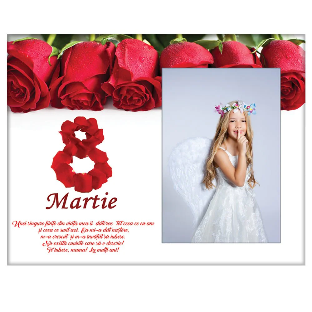 Rame foto personalizate - Rama foto sticla 8 MARTIE 1