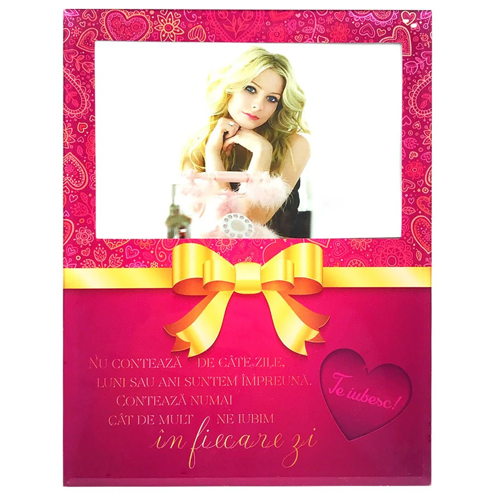 Cadouri de VALENTINE'S DAY - Rama foto personalizata cu poza - Te iubesc 2