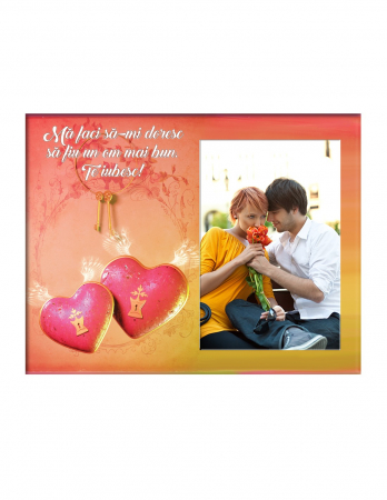 Cadouri de VALENTINE'S DAY - Rama foto personalizata cu poza - Te iubesc 6