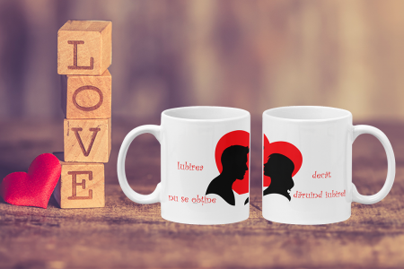 Set cani personalizate indragostiti - Iubirea se obtine