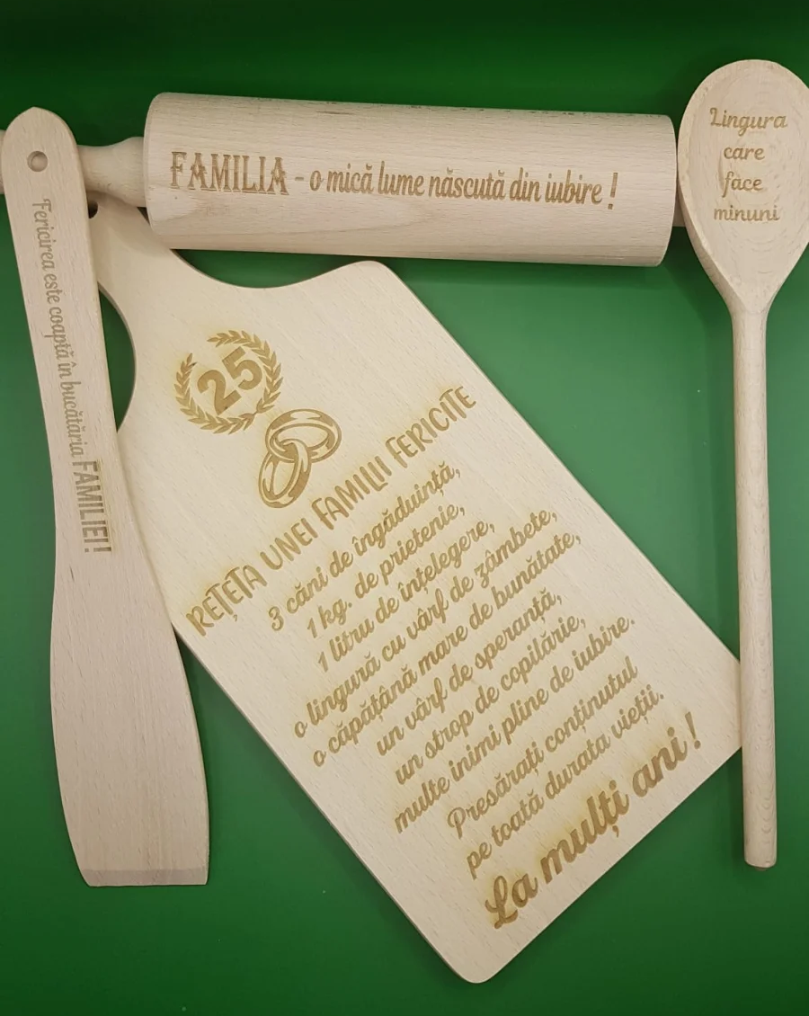 Set gravat - Tocator, Lingura, Sucitor - Familie Fericita [3]