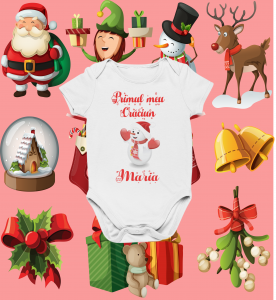 Set tricouri familie PRIMUL CRACIUN -  model OM DE ZAPADA [2]